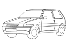 FIAT UNO Restyling (1989-1995)